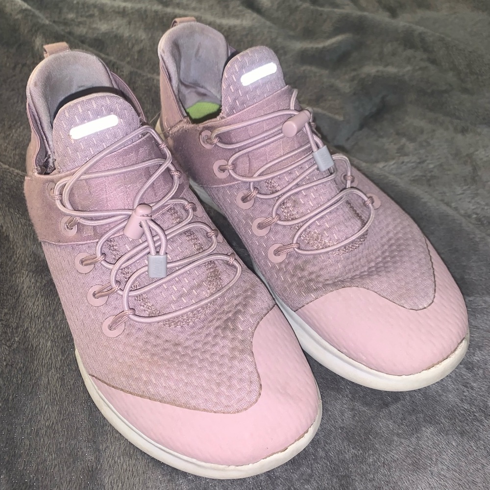 Purple Nike side on sneakers